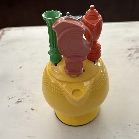 RARE Fiestaware Fiesta Teapot Cheese Spreader set of 4 - collectible - Picture 4 of 7